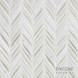 Encore Ceramics Feather Mosaic - Tile