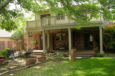 Inspiration for a timeless exterior home remodel in Dallas