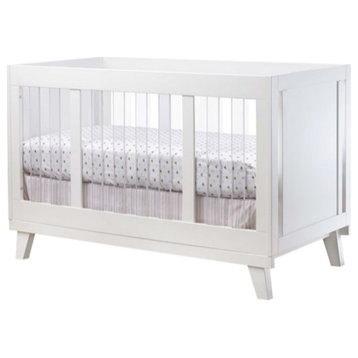 Sorelle Uptown Acrylic Crib in White