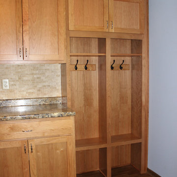 Kitchen Design: StarMark Cabinetry in Cherry Wood, Wilson HD countertop