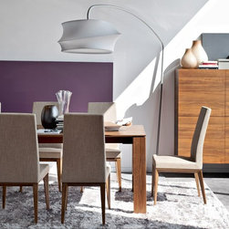 CS/1294-LH Bess Leather Dining Chair, Calligaris Italy - Products