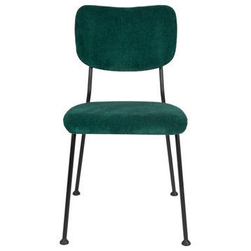 Green Upholstered Dining Chairs (2) | Zuiver Benson