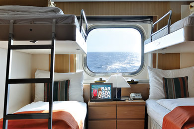 Trendy boat bedroom