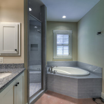 Master bath tub and shower