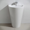 Parma Pedestal Sink, White