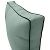 |COVER ONLY|Outdoor Contrast Piped Trim Medium Deep Seat Back Pillow Cover AD002
