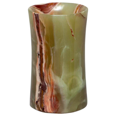 Vinca Collection Whirl Green Onyx Tumbler