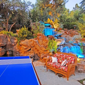 Naturalistic Pools with Grotto