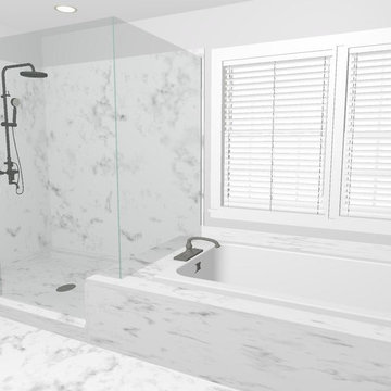 Marble Bath - 3D Rendering