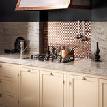 Smoky gray drifts across an opulent surface of white, warm gray and light brown. Colors move effortlessly to create an...