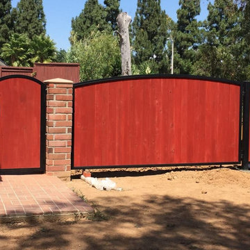 Swing Gates (Wood + Iron)