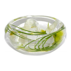 White Calla Flower Bowl - Home Decor