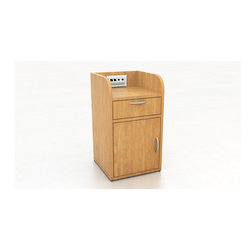 Bedside Table with Power and Data - Nightstands And Bedside Tables