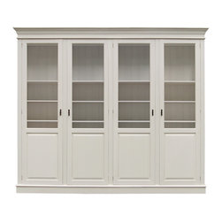 Eton Display Cabinet - white 4 bay - Products