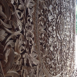 Teak wood carving panel - Products