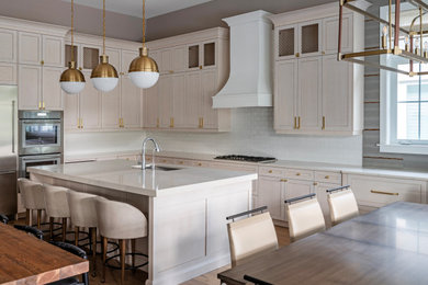 Example of a beach style kitchen design in Miami