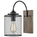 Elk Home - Elk Home D3612W Eagle's Rest, Modernyle w/ Urban/Industrialrial ins - Eagle's Rest 1-Light Wall Sconce Eagle's Rest Modern/ Oil Rubbed Bronze *UL Approved: YES Energy Star Qualified: n/a ADA Certified: YES  *Number of Lights: 1-*Wattage: A19 E26 Medium bulb(s) *Bulb Included:No *Bulb Type:A19 E26 Medium *Finish Type:Oil Rubbed Bronze