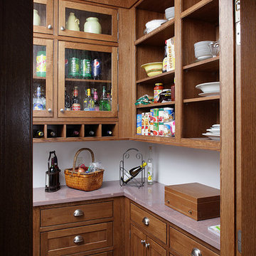 Door style: Pendleton Inset | Species: Quartersawn White Oak