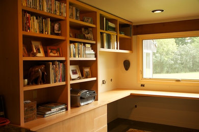 Elegant home office photo in Burlington