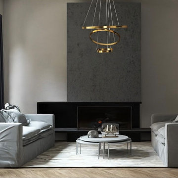 Projekt - Gray & Black Interior Design