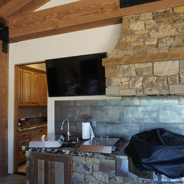 Outdoor Kitchen Entertainment System