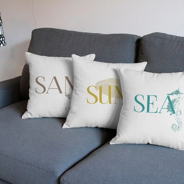 Nautical and Beach Throw Pillows