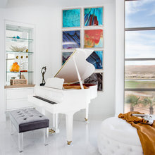 Art Gallery Piano Room In Basement