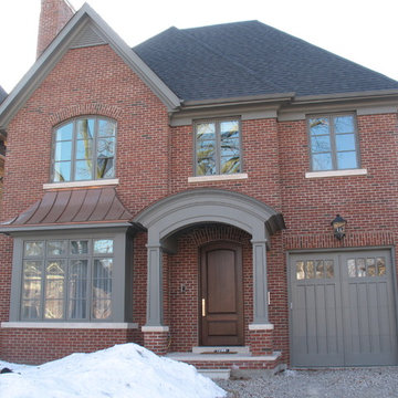 Exterior trim on various styles of homes