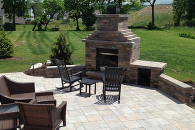 Elegant patio photo in Other