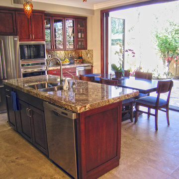 Newport Coast Three Panel Exterior Door