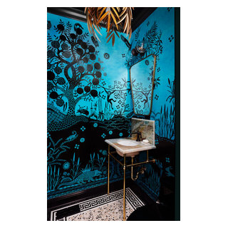 Lincoln Park Renovation - Eclectic - Powder Room - Chicago - by SuzAnn ...