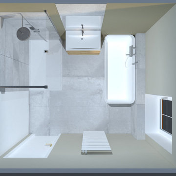 Salle de bain moderne