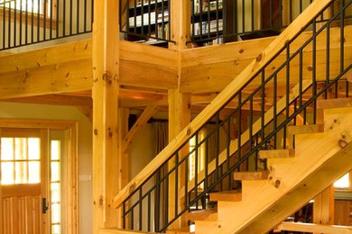 Inspiration for a staircase remodel in Toronto