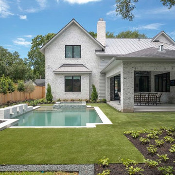 10 - Transitional Farmhouse Backyard