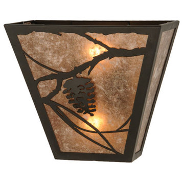 13W Whispering Pines Wall Sconce