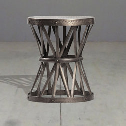 hand hammered side table - Side Tables And End Tables