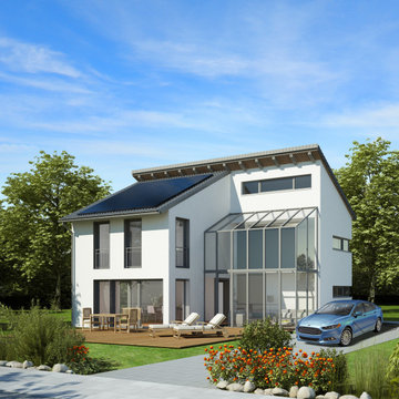 Ultra Modern Model Home for Solar Plus Storage and EV Charging