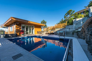 Minimalist pool photo in Vancouver