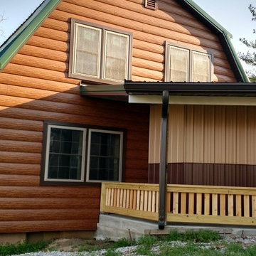 Custom Country Style Steel Log Siding in Chillicothe, MO