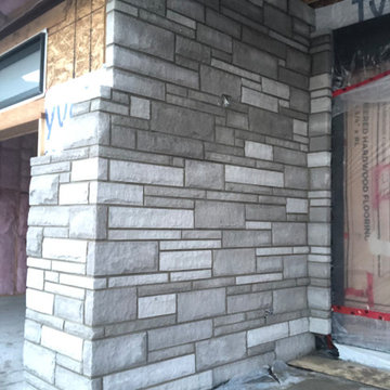 Arriscraft Stone Front Entrance