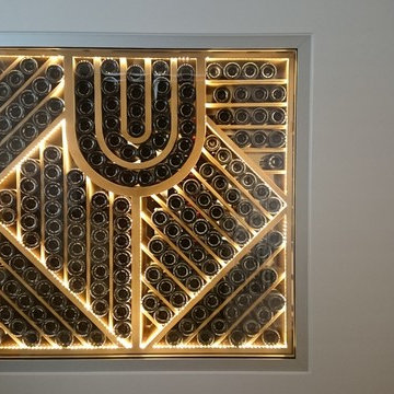 Cave vitrine pour un sommelier en chambre VERNY Paris