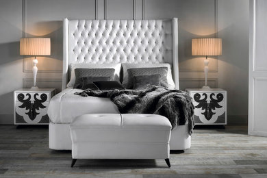 Inspiration for a contemporary bedroom in Other.