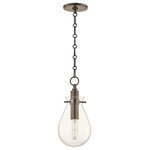Hudson Valley Lighting - Ivy LED Small Pendant With Clear Glass Shade, Old Bronze - Popular designer, blogger, and trendsetter Becki Owens is widely known for her fresh, feminine, "dream-home-worthy" designs. Her large social media following is a testament to the livable yet beautiful spaces she creates for her clients. Becki brings the same design approach to Becki Owens X Hudson Valley Lighting: a cohesive collection of simple, elegant pieces that fit any space and style.