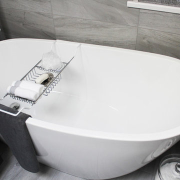BATHROOM RENOVATIONS, BEFORE & AFTER PHOTOS.