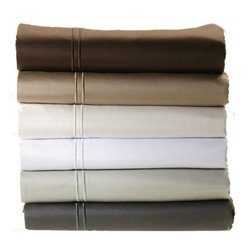 600 Egyptian Cotton Sateen Sheet Sets - Sheet And Pillowcase Sets