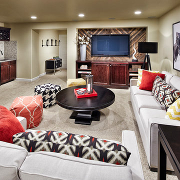 Vantage Homes, Estancia at Cordera - Media Room
