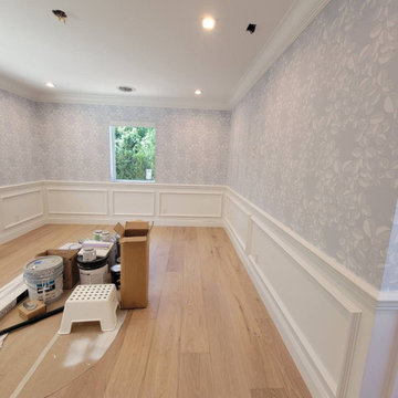 Wallpaper installation Living Room in San Marcos