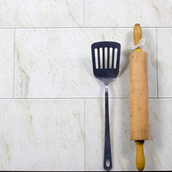 Abolos - Nature 8 in x 16 in Glass Field Tile in Crema Marfil - Wall And Floor Tile