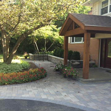 Paver Patio, Cedar Deck and Paver Entryway
