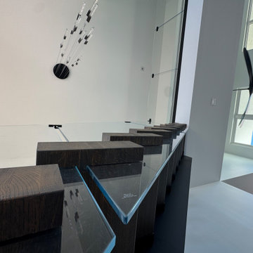 Steel and Glass Design- Tortoise Island
